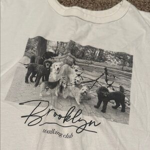 Old Navy “Brooklyn Walking Club” dog t-shirt (2X) - EUC!